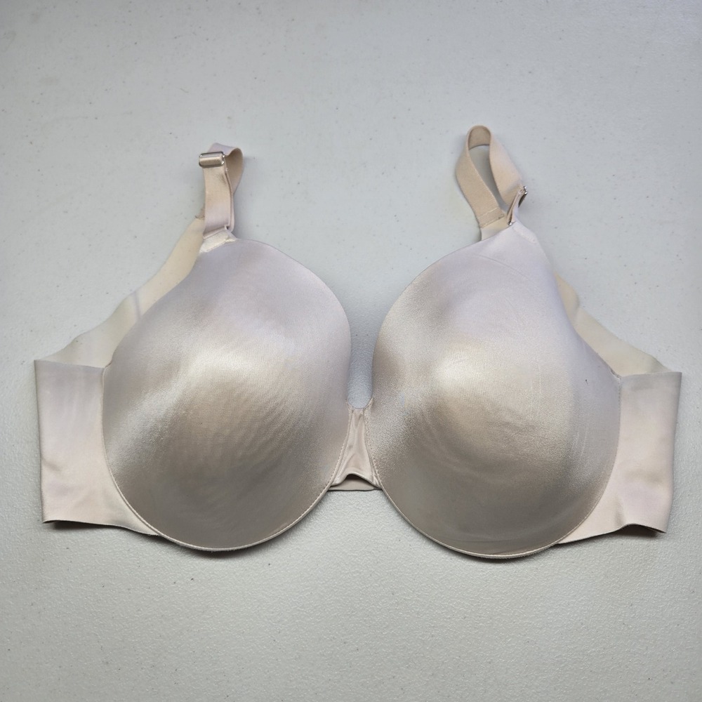 Soma Women Bra 42DD Beige Vanishing Back Full Coverage T Shirt Underwired